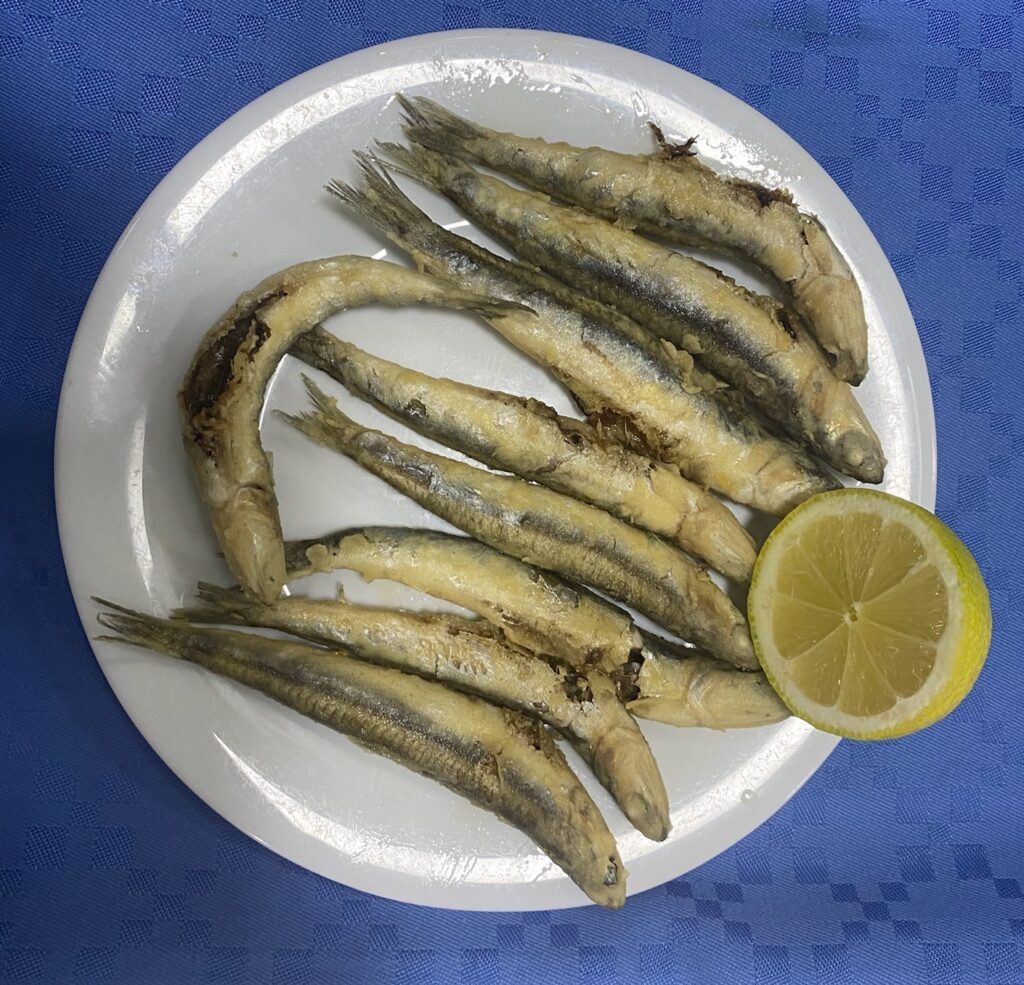 Boquerones fritos